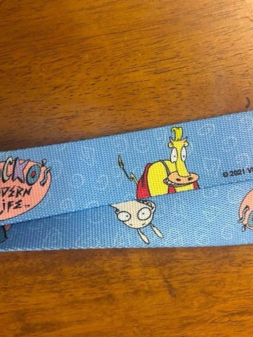 Rocko's Modern Life Blue Logo Belt